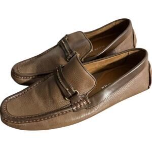 Donald Pliner Leather Loafer 9.5 Mens Slip On